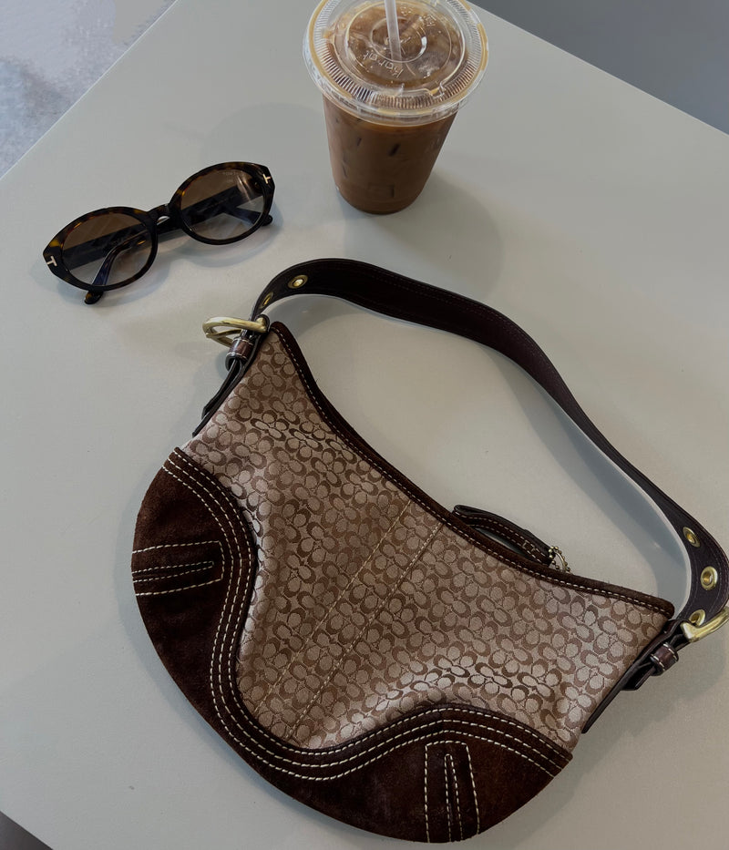 Coach bag coffee brown