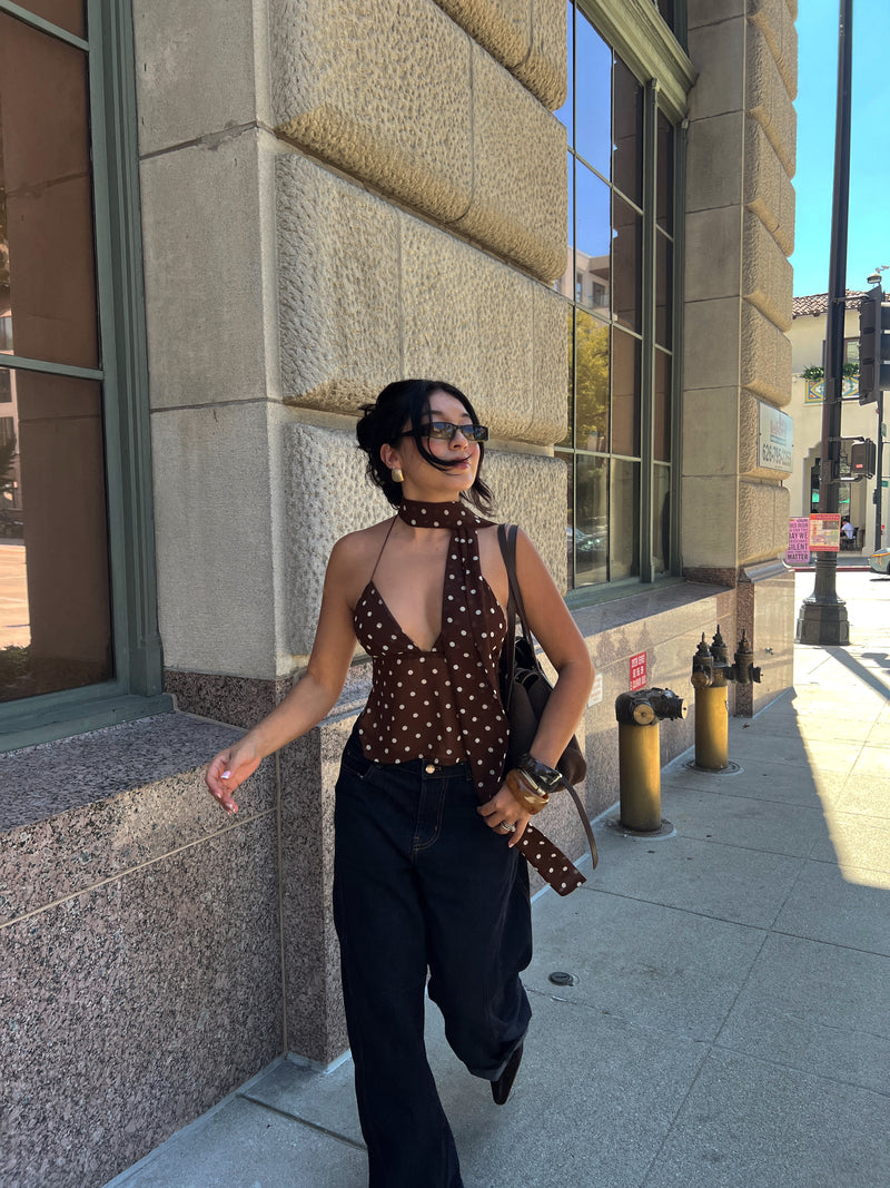 Mallorca Polka Dot Top