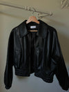 Brandy Collared Cropped Bomber