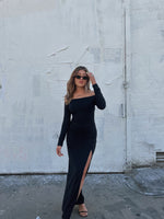 There She Goes Off The Shoulder Maxi Dress