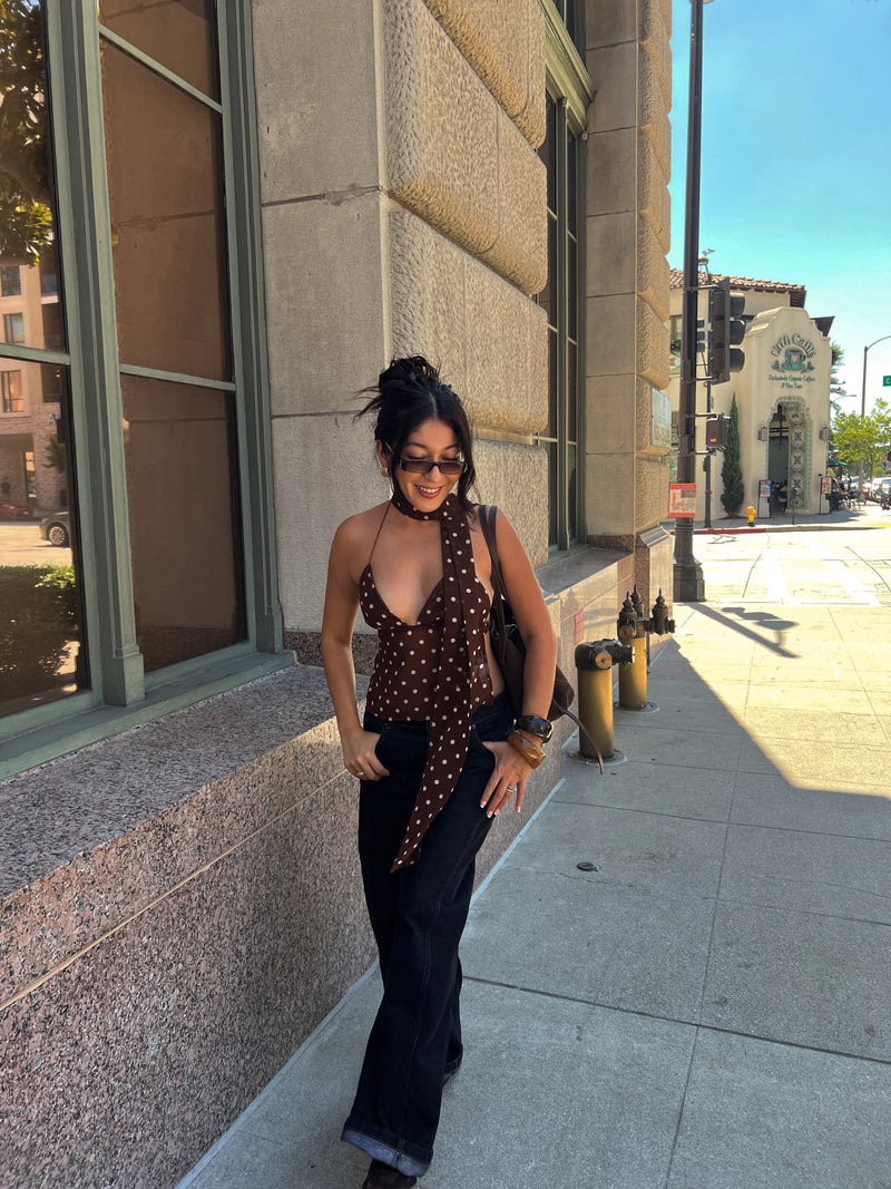 Mallorca Polka Dot Top