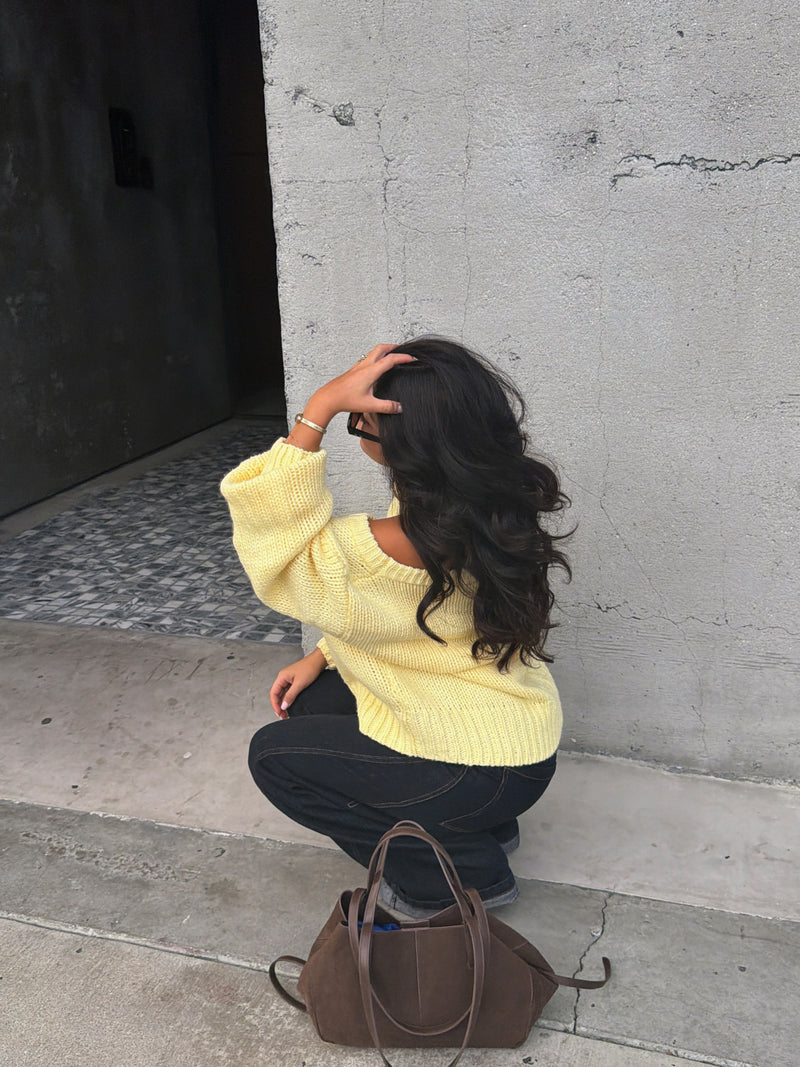 Butter Off Shoulder Sweater