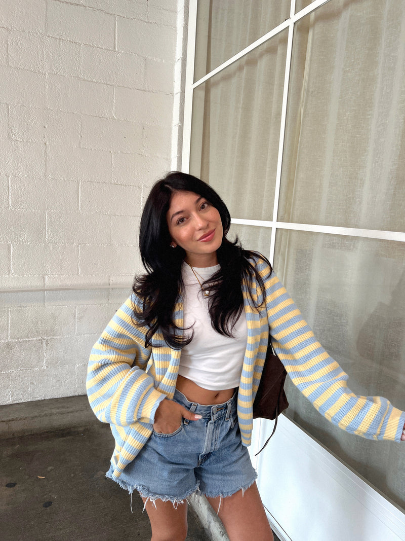 Lany Striped Cardigan
