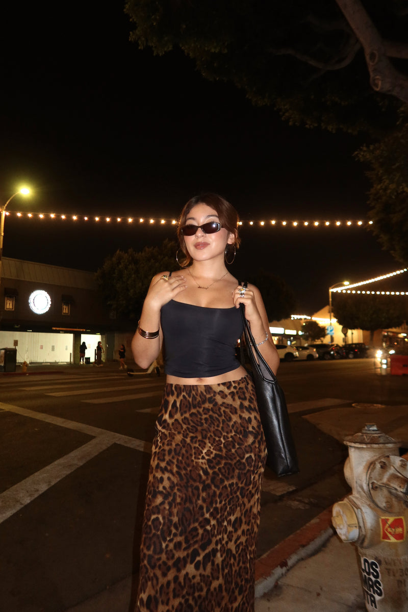 Wild Side Leopard Skirt