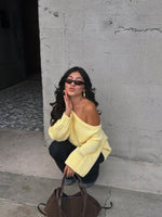 Butter Off Shoulder Sweater