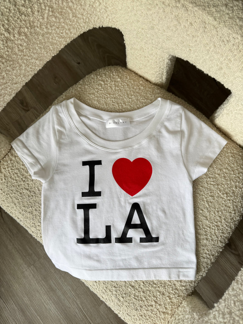 I LOVE LA Baby Tee