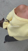Butter Off Shoulder Sweater