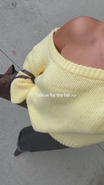 Butter Off Shoulder Sweater